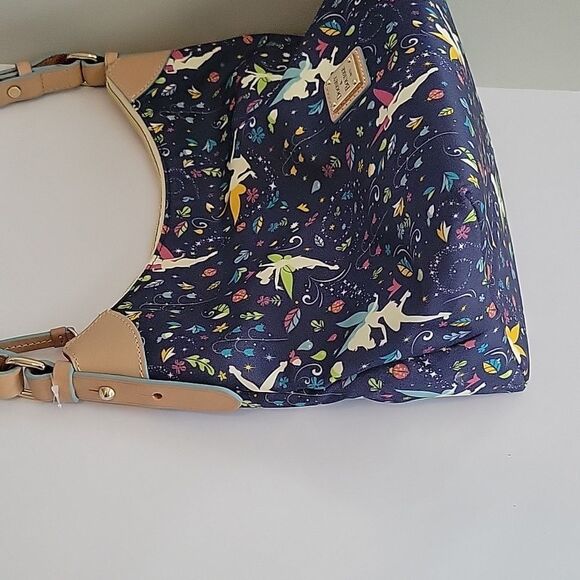 Dooney & Bourke Navy Blue Hobo Bag with Fairy Print - Picture 6 of 16